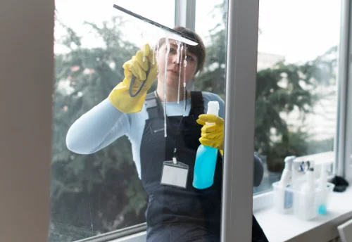 Nettoyage de vitres intérieures et extérieures à Meslay-le-Vidame